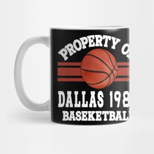 Proud Name Dallas Graphic Property Vintage Basketball Mug